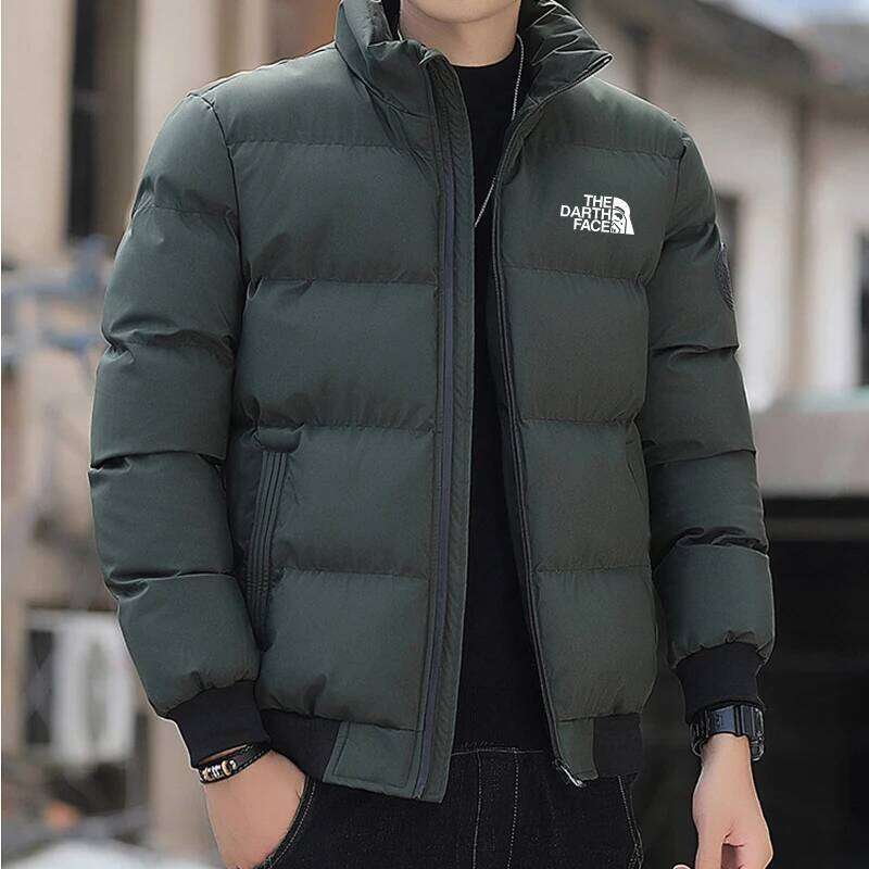 2024 Autumn and winter men's stand up collar zipper closure warm jacket fashionable outdoor windproof cotton XS-4XL J260626 - view 6