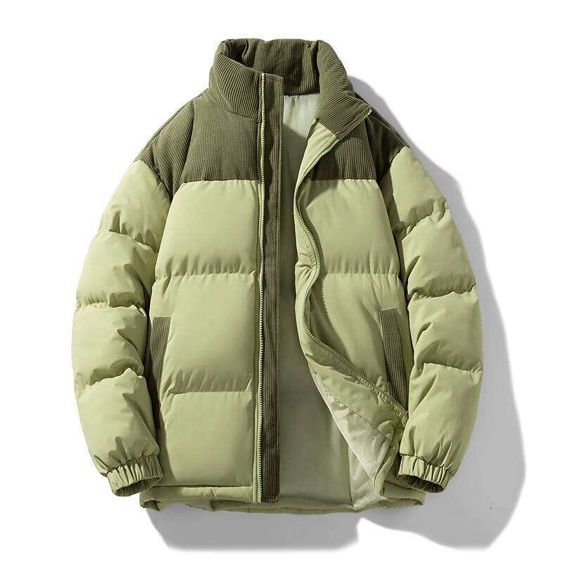 Latest Men Winter Thickened Warm Color Block Jacket Fashion Casual Male Parka New Arrival Trendy Mens Puffer Coat J260626 - view 3