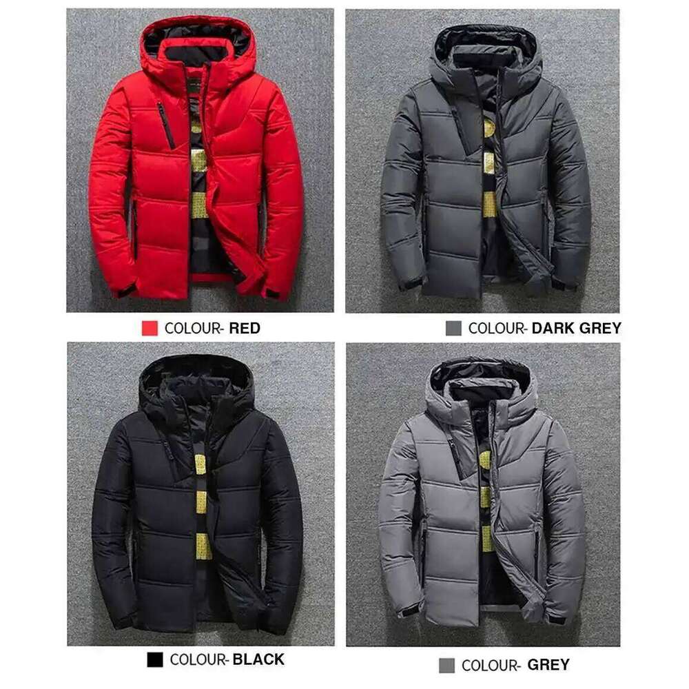 Warm Men Coat Casual Autumn Stand Collar Puffer Thick Hat White Duck Parka Male Men's Winter Down Jacket With Hood W260626 - view 6