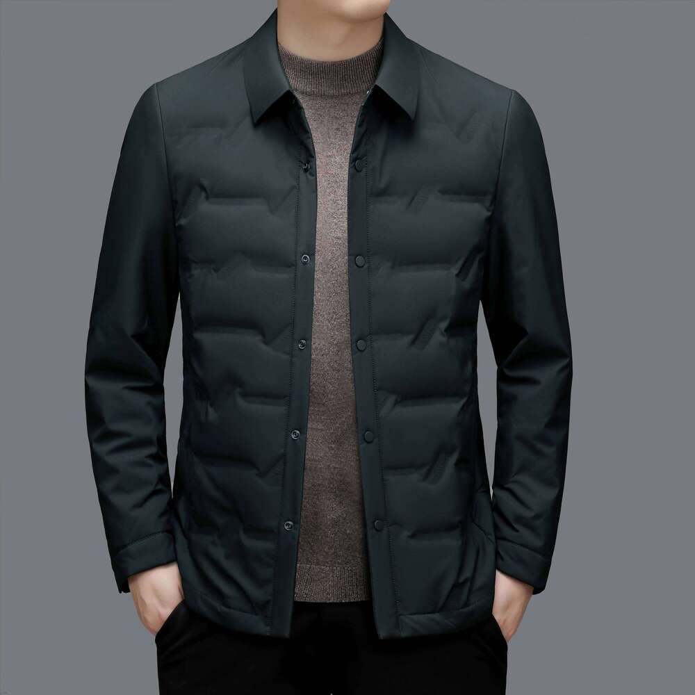High-quality, fashionable stylish 50-down lightweight down jacket for men's casual autumn and winter, a new thin coat J260626 - view 1