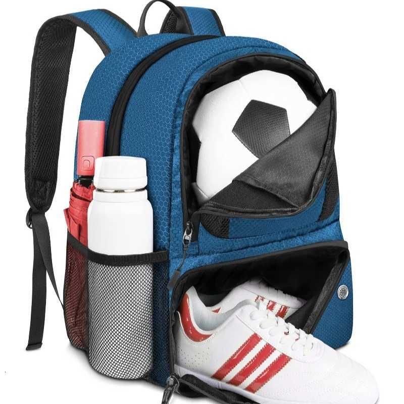 soccer pattern Backpack bag soccer with ball stand sports equipment bag for basketball volleyball bag M260626 - view 3