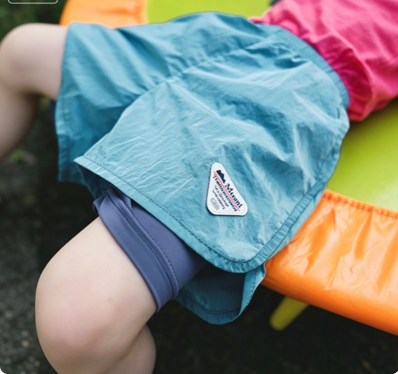 Kids Mountain Style Stretch Quick Dry Athletic Shorts Elastic Waist Lightweight Outdoor Hiking Sports Running Shorts for Boys Girls 26AG3194 - view 6