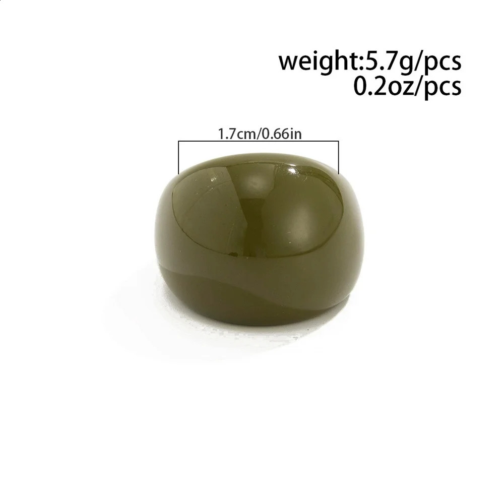 Vintage Exaggerated Geometric Resin Acrylic Cuff Bangles for Women Punk Round Open Bracelet Bangle Statement Jewelry Gifts 260625 - view 7