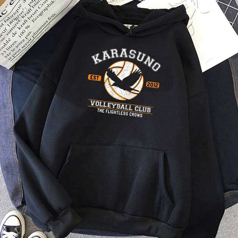 Oya Haikyuu Japanese Anime Hoodies Men Kawaii Cartoon Nekoma Graphic Streetwear Kuroo Volleyball Sweatshirts Male W260626 - view 5