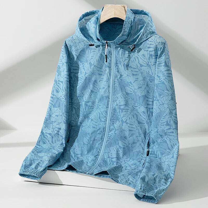2024 UPF Sunscreen Coats Men's Breathable Sports Waterproof Jacket Summer UV Protection Outdoor Fishing Skin Coat 5xl W260626 - view 3