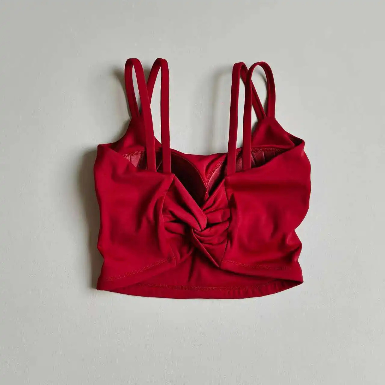 Womens High-Strength One-Piece Fixed-Cup Sports Bra Push-Up Shock-Proof Quick-Drying Breathable Yoga Vest for Running Fitness 260626 - view 6