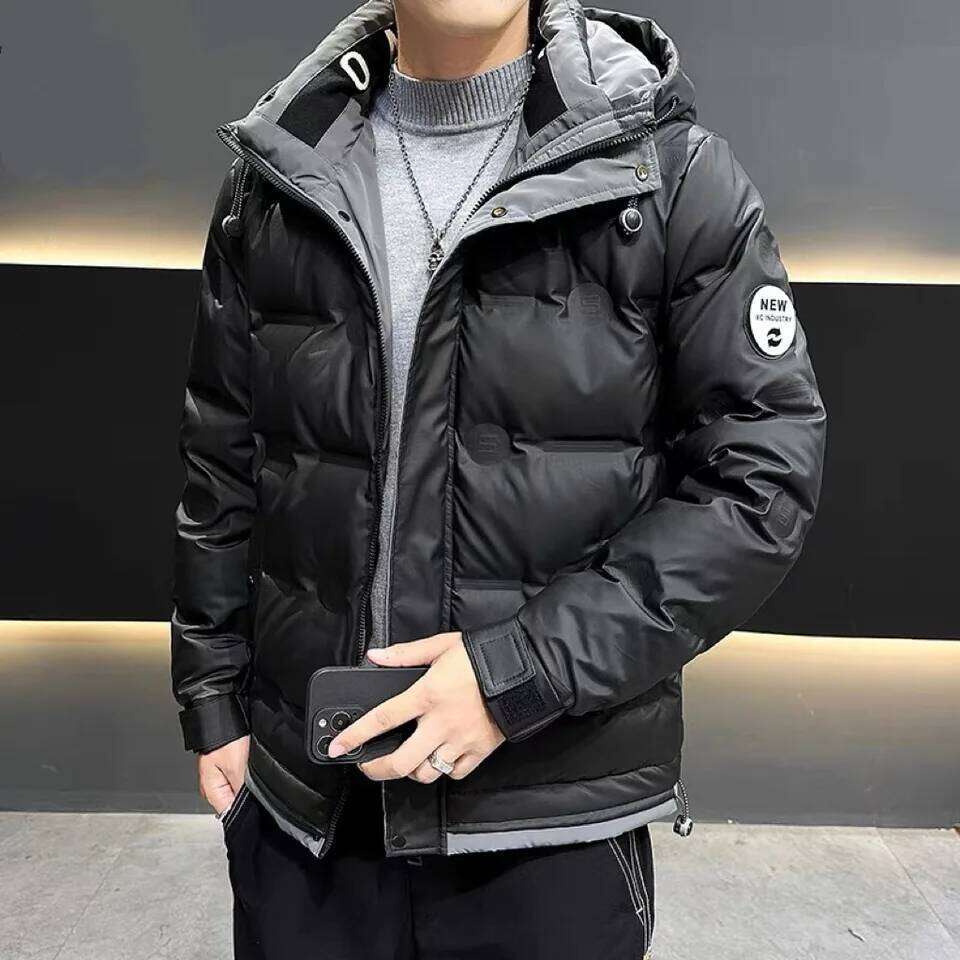 Men's Jacket Winter New Thickened Warm And Cold Proof Outwear Top Casual White Duck Down Hoodie Coats For Men J260626 - view 4