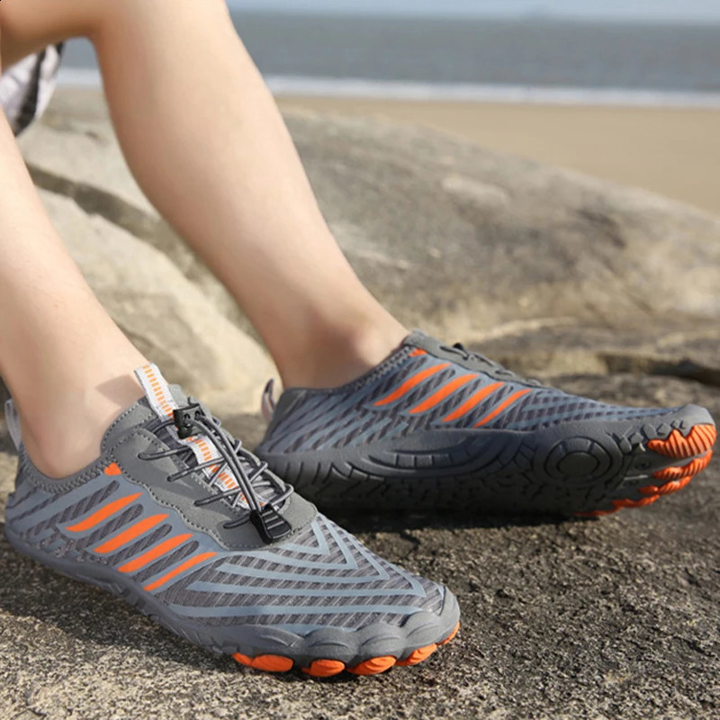 QuickDry Water Shoes For Men Barefoot Outdoor Aqua Lightweight Wading Beach Swimming Fitness Cycling Breathable Sneakers 260626 - view 6