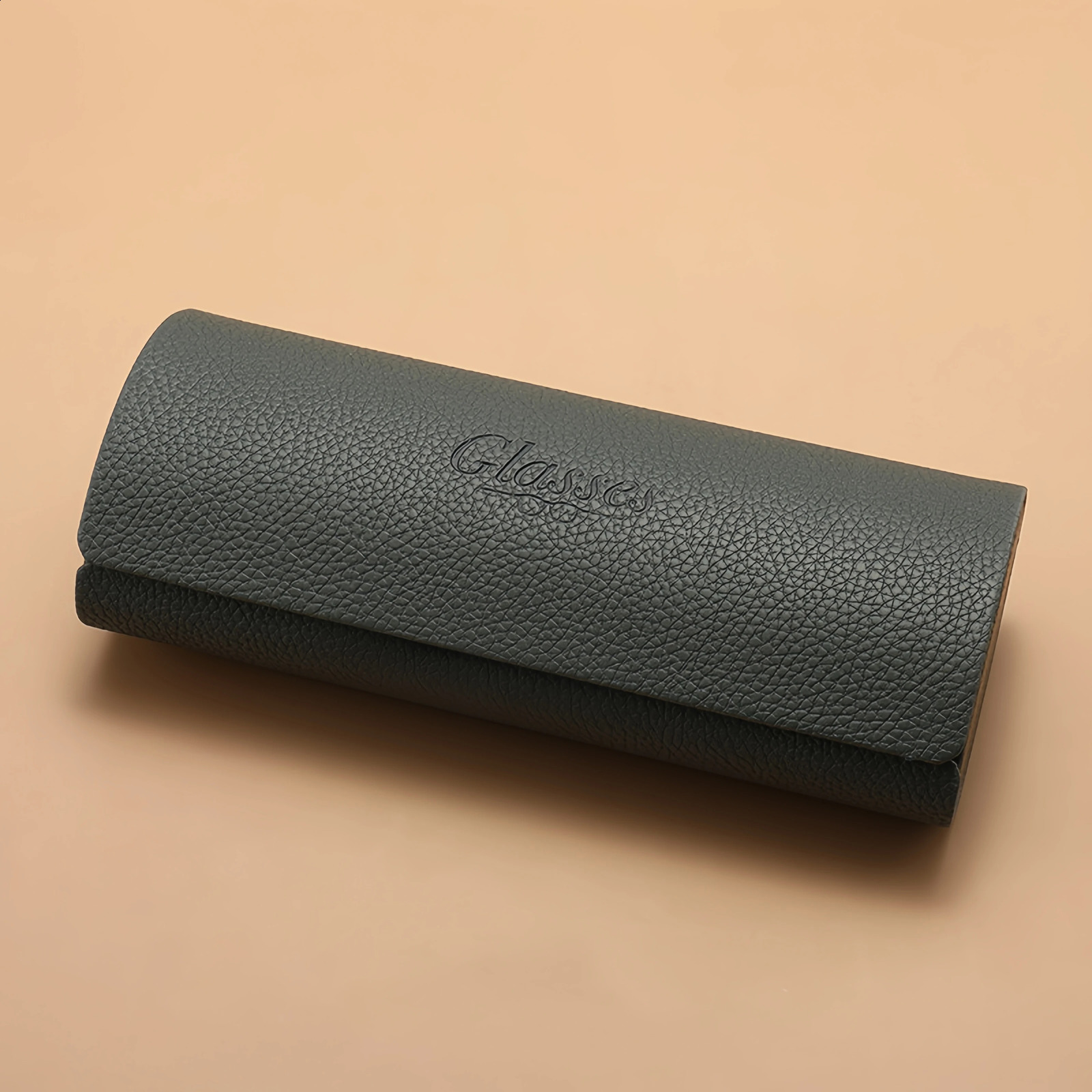 Fashionable and Simple Cylindrical Glasses Case Leather Pressure-Resistant Portable Unisex Glasses Storage Box 260625 - view 4