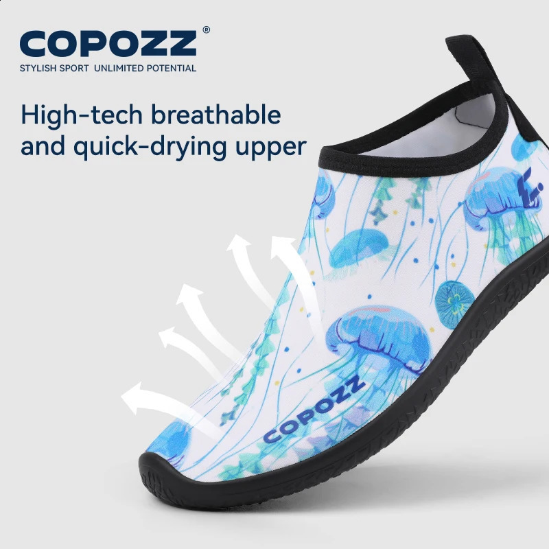 COPOZZ Beach Water Shoes Swimming Surfing NonSlip Breathable Sneakers Men Women Diving Summer Unisex Snorkeling Flat 260626 - view 3