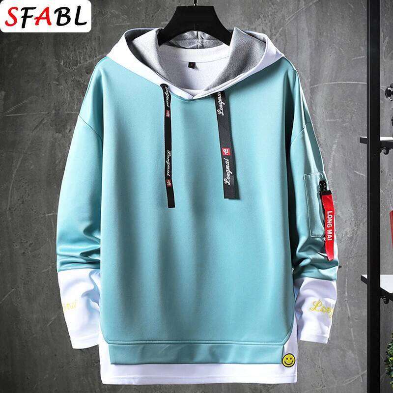 New Fashion Hoodies Hip Hop Hooded Male Sweatshirts Men's Top Streetwear Casual Outdoor Breathable Pullovers Fashionable W260626 - view 6