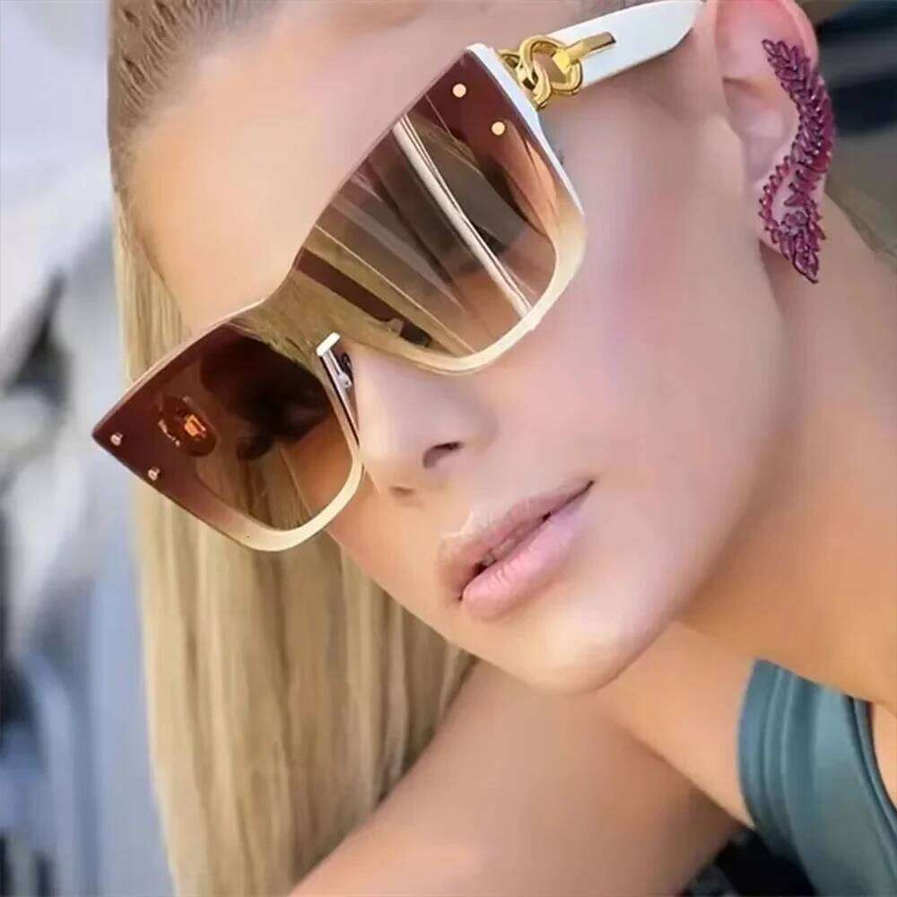CRIXALIS New Fashion Big Frame Cat Eye For Ladies Street Shot Fashionable Sunglasses for Women Driving Shades UV400 26Y0626 - view 4