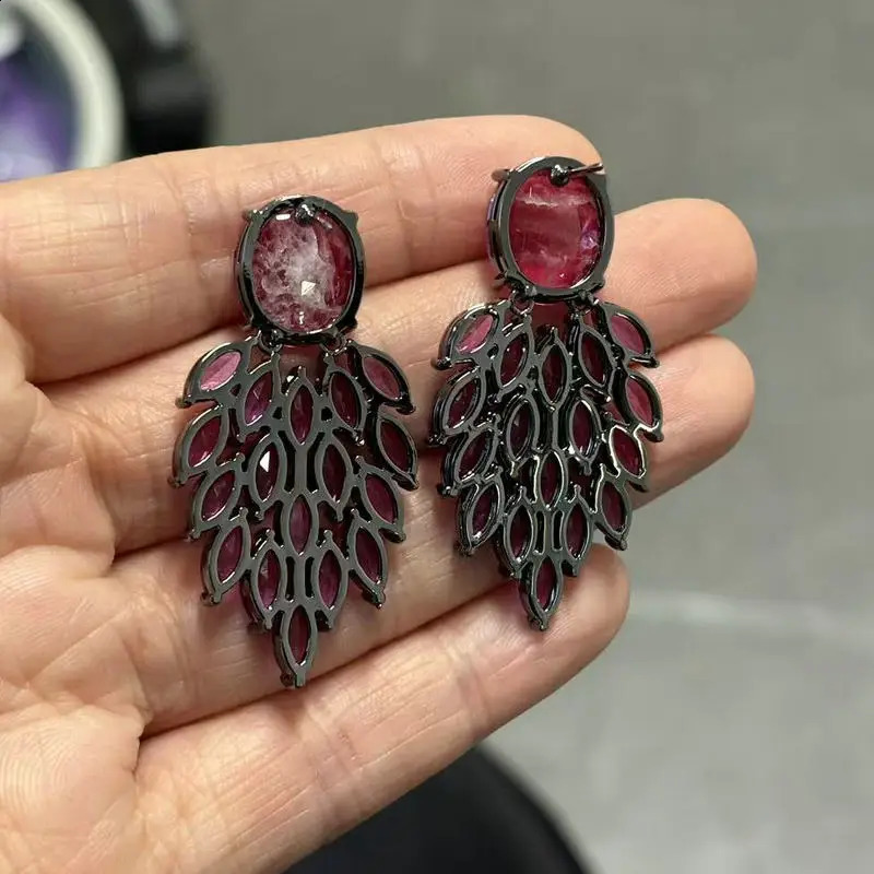 Bilincolor Fashion Green Earring for Women Wedding Bridal Jewelry 260625 - view 7