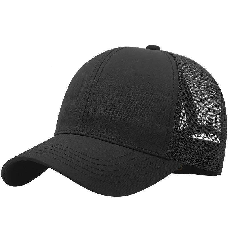 Unisex Quick Dry Big Head Mesh Baseball Cap Adjustable plus Size Summer Snapback Hat Comfortable Breathable 56-65cm W260626 - view 6