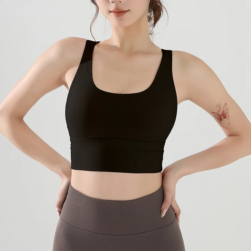 Womens Shock-Absorbing Yoga Sports Bra Summer Fitness Gathered Breasts Accessory Breathable Comfortable Yoga Sports Bra 260626 - view 3