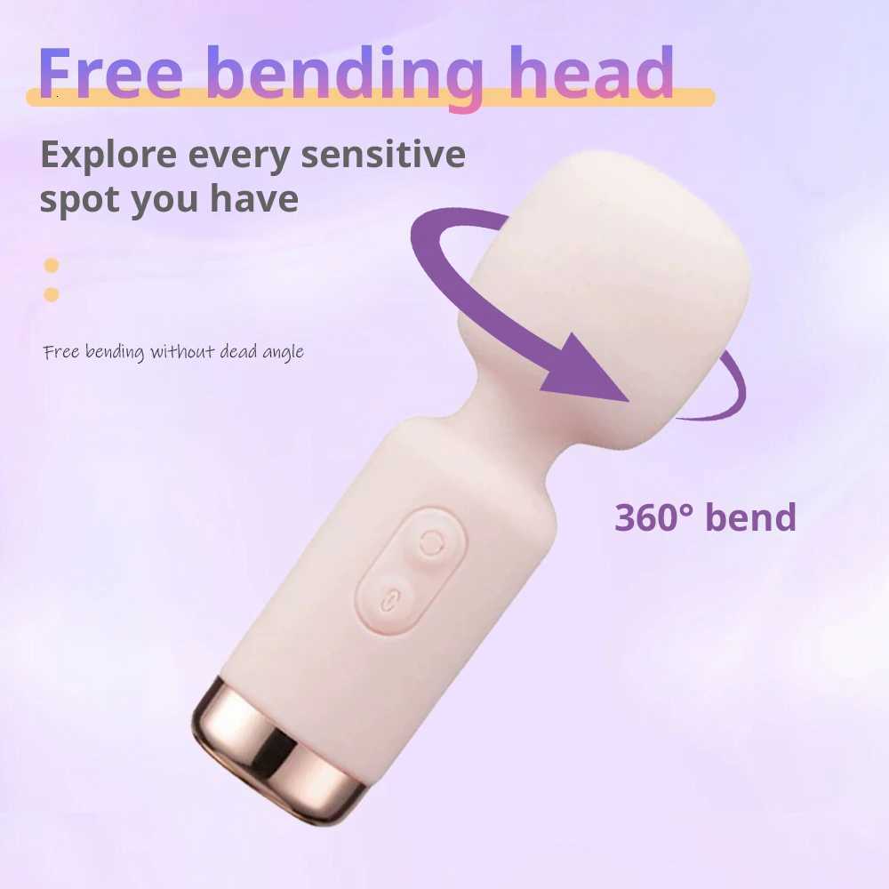 Mini AV Magic Wand Powerful Vibrator for Women G Spot Clitoris Vagina Anal Stimulator Dildo Adult Sex Toys 18 M260626 - view 4