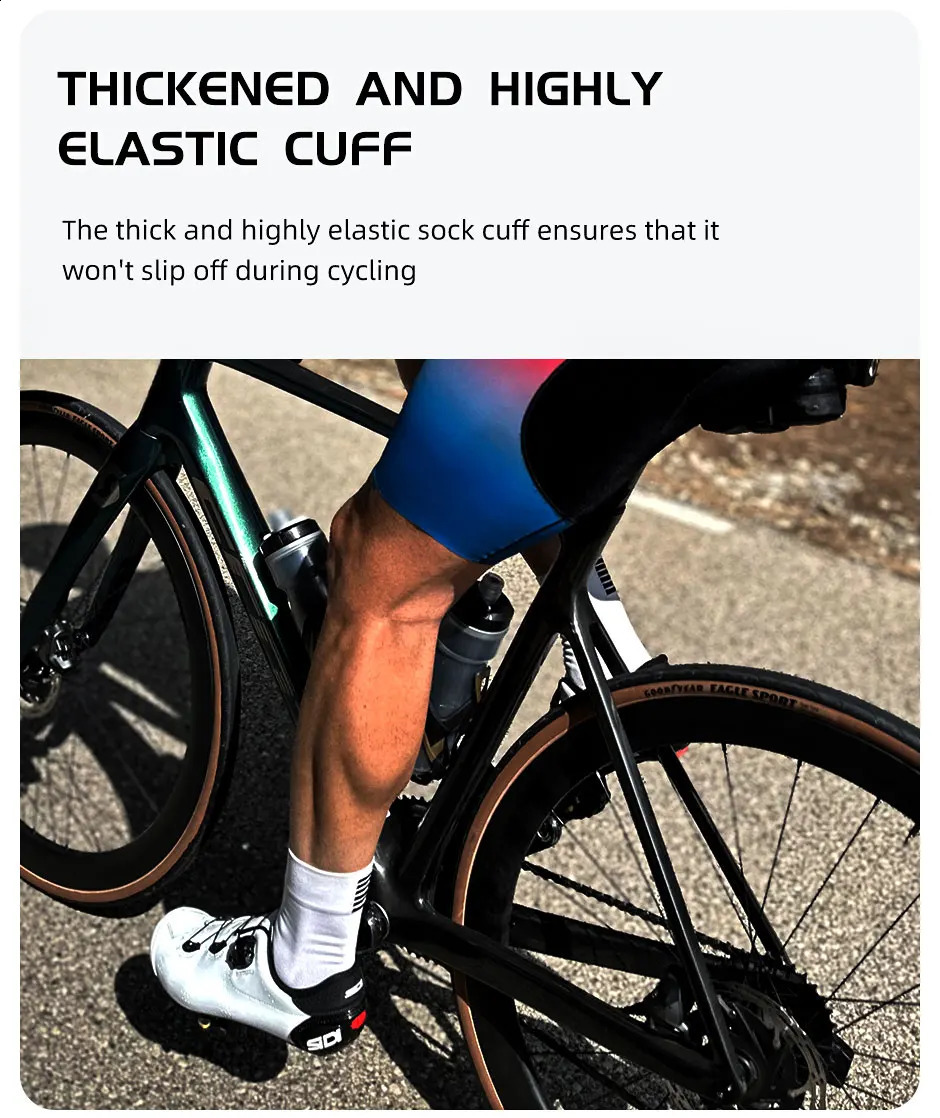 YKYWBIKE Sports Racing Cycling Socks Professional Sport Breathable Road Bicycle Men and Women Outdoor 9 color 260622 - view 6