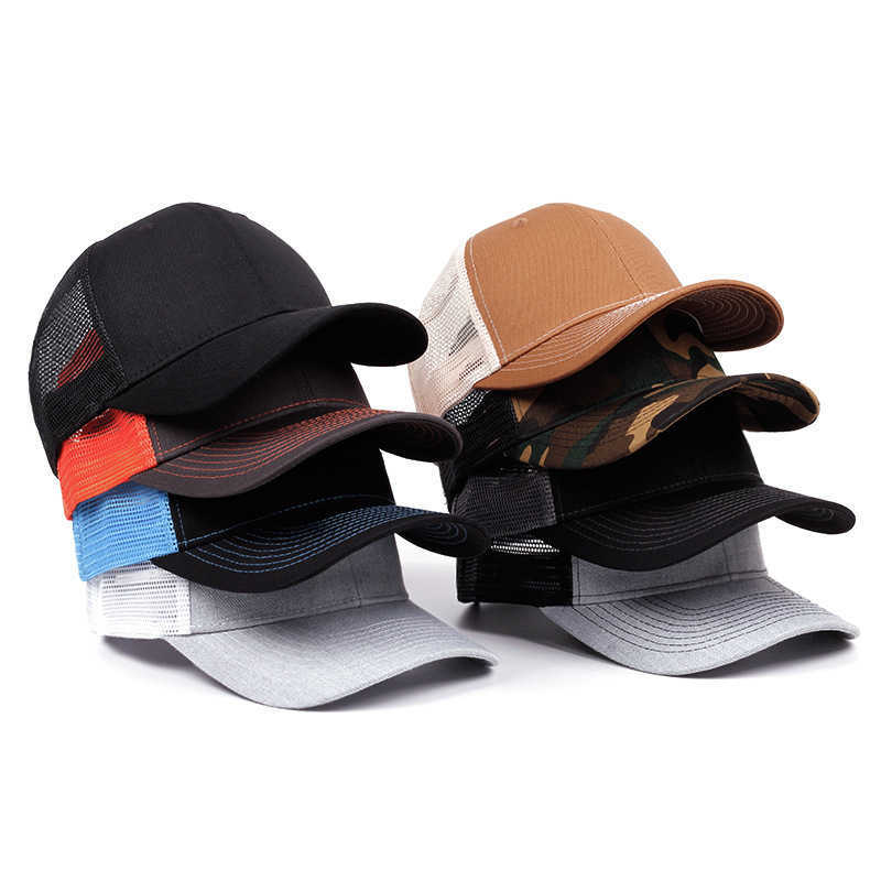 SaLE Baseball Hot Adult Net Shallow Curved eaves Hat Unisex Summer BreathabLE shade Spring Hip Hop trucker M260626