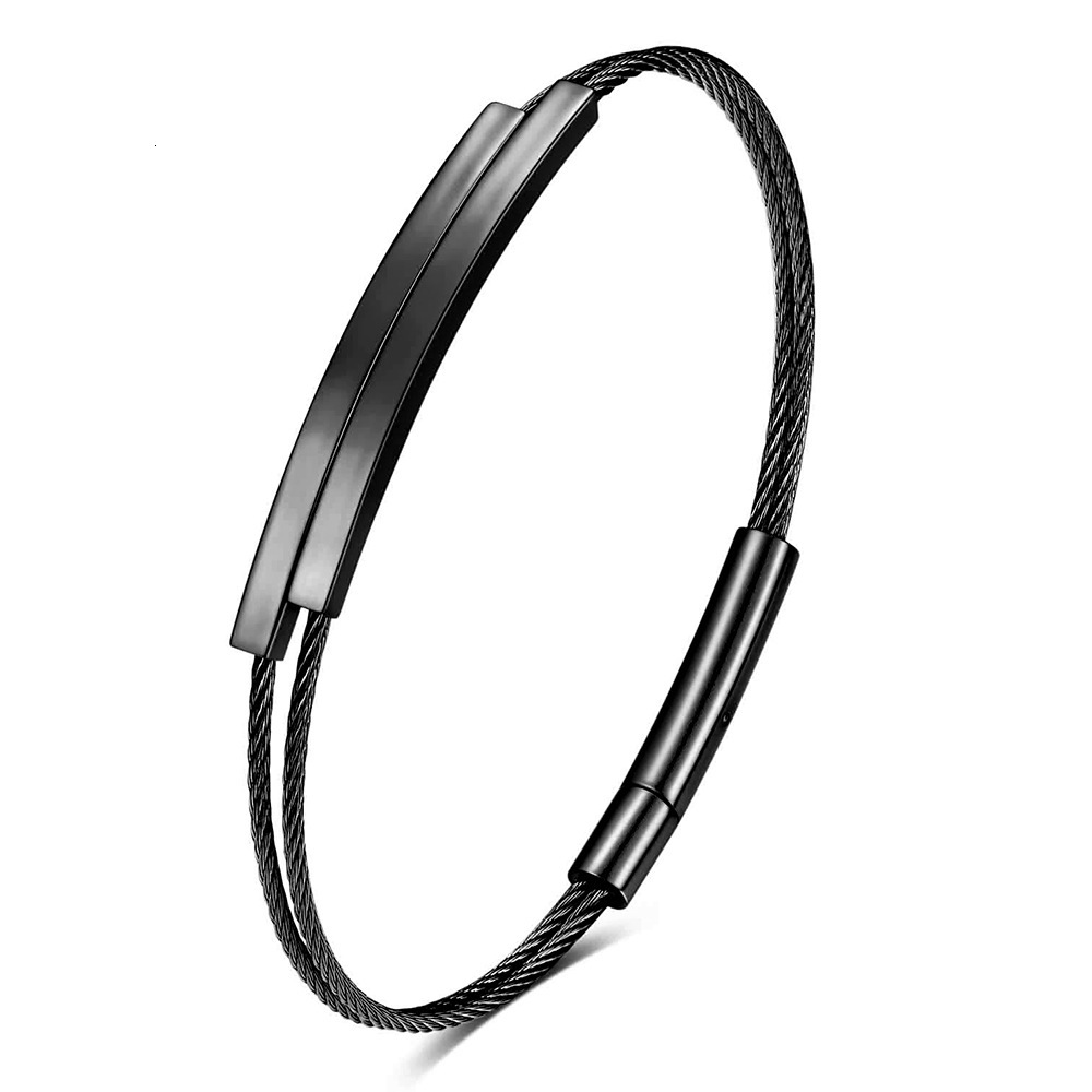 3mm Round Double-layer Cable Stainless Steel Bracelet With Wire Clasp For Women Simple And Versatile Simple Design Bangle Hand Jewelry Bijoux Gifts Wh - view 5