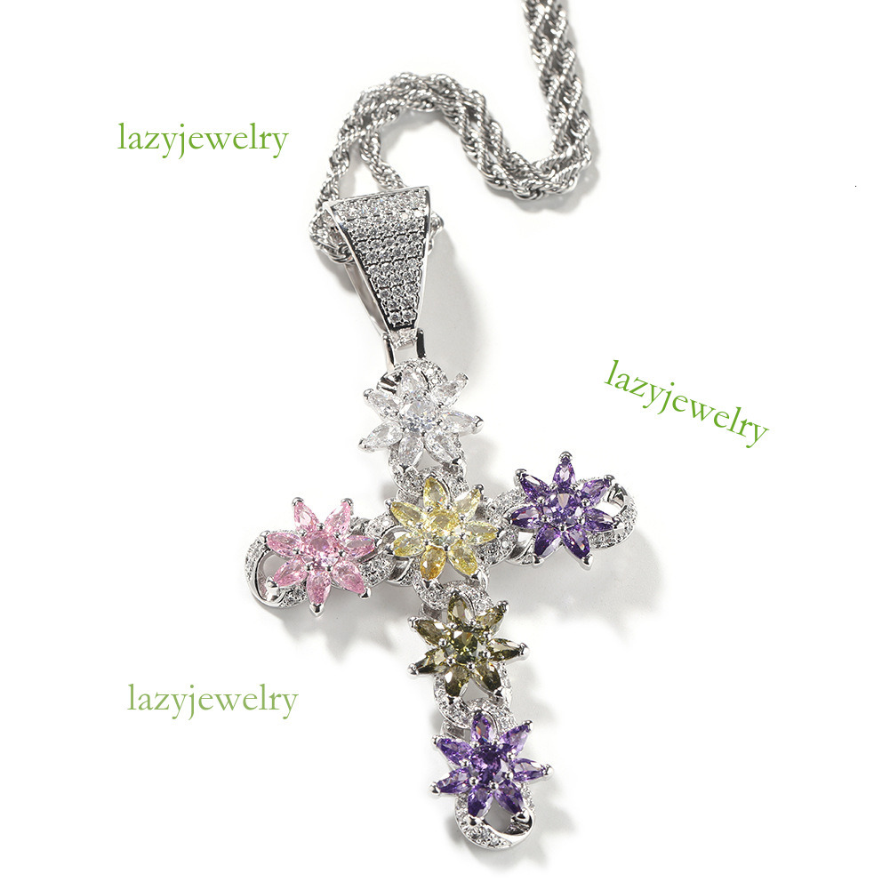 Hip hop new full diamond VVS Moissanite rock personality jazz guitar pendant men's fashion trend street feeling handsome daily wear - view 7
