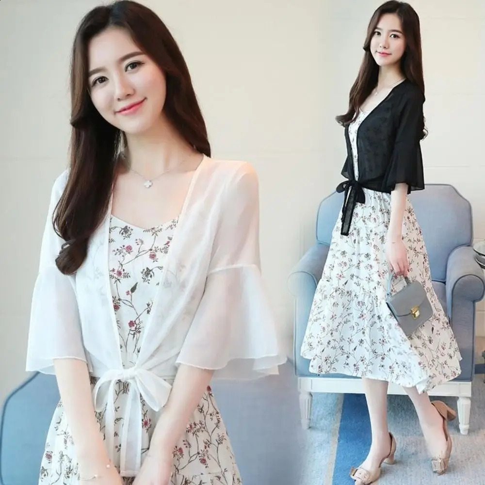 Cloak Chiffon Shawl Multicolor Short Thin Coat Tulle Shawl Women 260625 - view 6