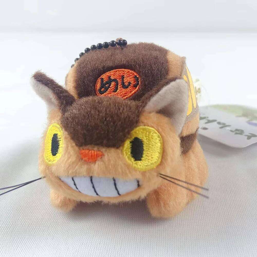 Anime Big Cat Bus Coin Purse Cartoon Small Shoulder Bag Cute Plush Card Holder Pendant Doll Birthday Gift For Friends 26Y0626 - view 3