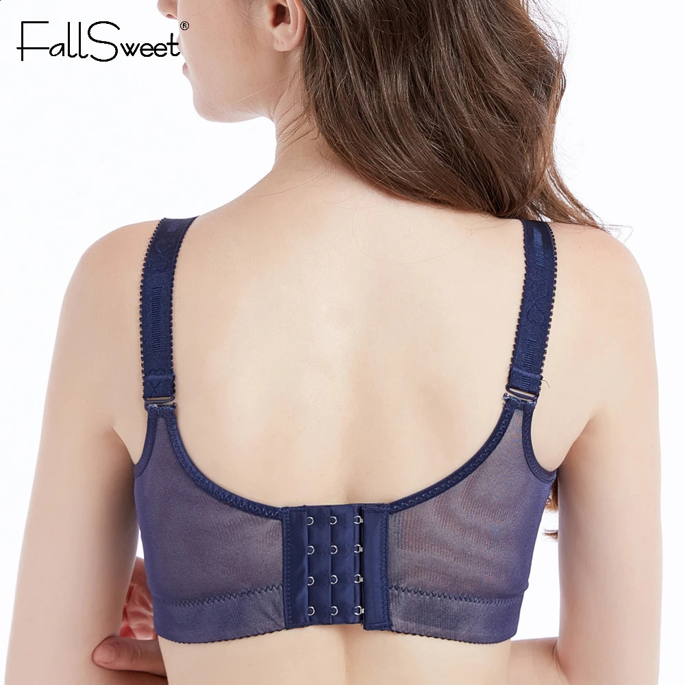 FallSweet Push Up Padded Bras for Women Lace Plus Size Bra Add Two Cup Underwire Brassiere A B C Sexy Female Lingerie 260626 - view 4