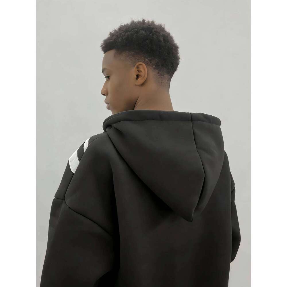 Vintage Union Jack Print Zip Up Hoodie Y2K Streetwear Oversized Black Hooded Sweatshirt Hip Hop Gothic Jackets for Men 2026 W260626 - view 6