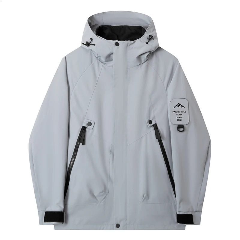ARC Spring and Autumn Hardshell Jacket for Men Sports Ski Camping Casual Fashion Outdoor Mountaineering Tour Windstorm Jacket 260623 - view 6