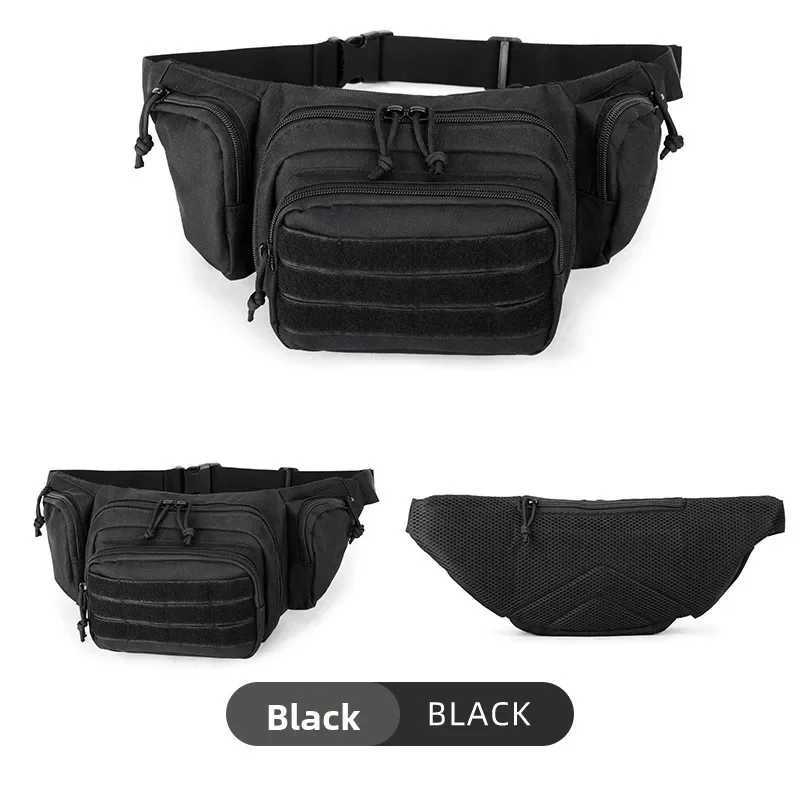 waist outdoor close-fitting bag tactical for cycling and hiking chest bag portable commuter shoulder bag sports phone bag 4L M260626 - view 7