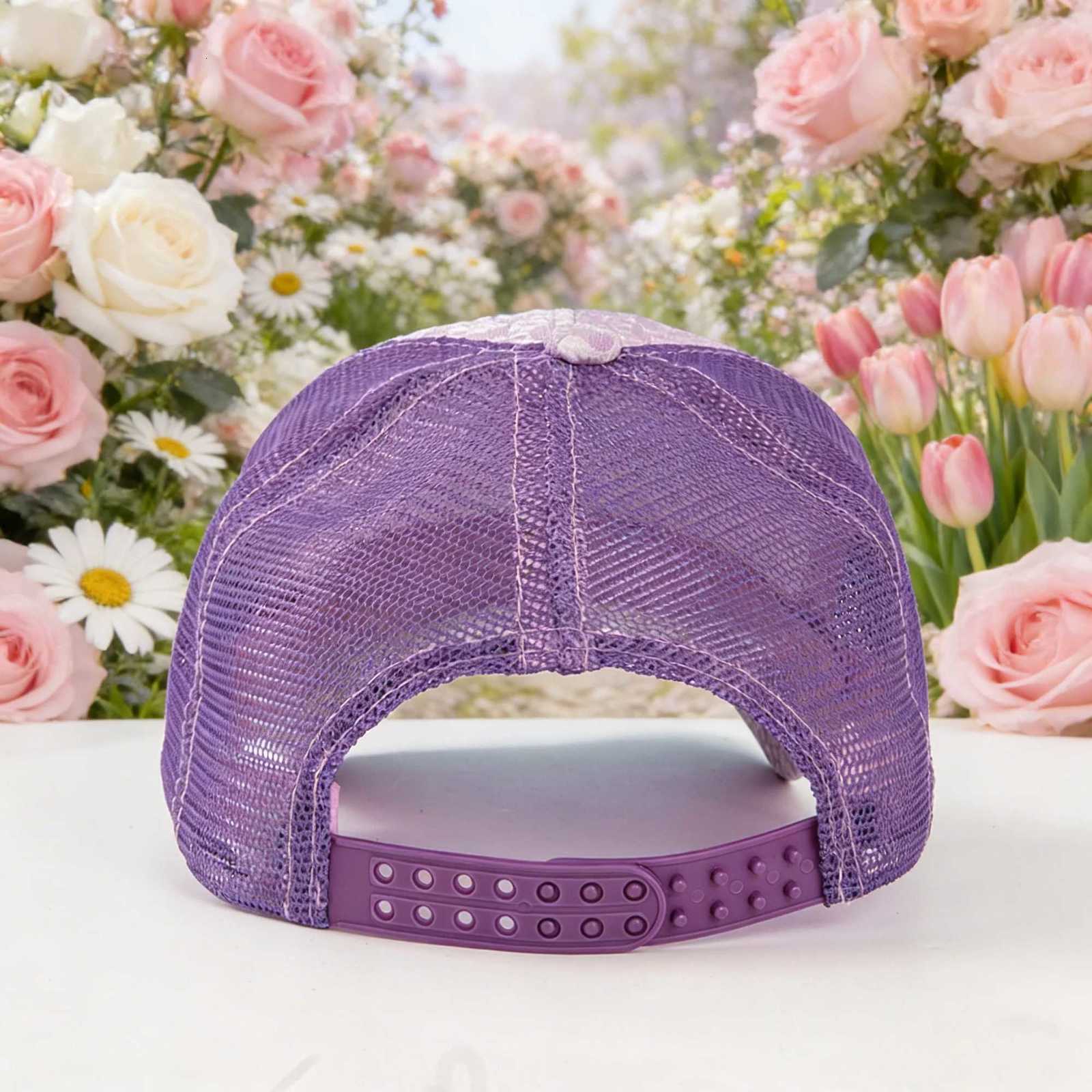 lace floral The truck new - fashionable mesh - adds charm perfectly to the caps in various colors making it your summe M260626 - view 3