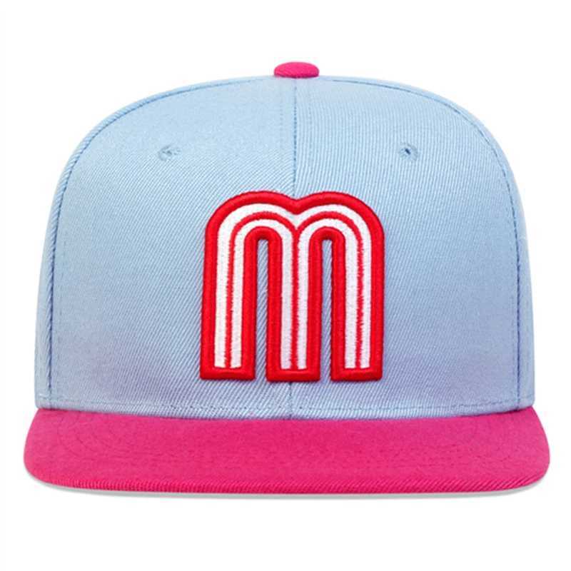 Flag Fashion M LEtter EMbroidery Baseball Cotton snapHats AdjustabLE Hip Hop Sport Hats Outdoor Sun hats M260626 - view 3
