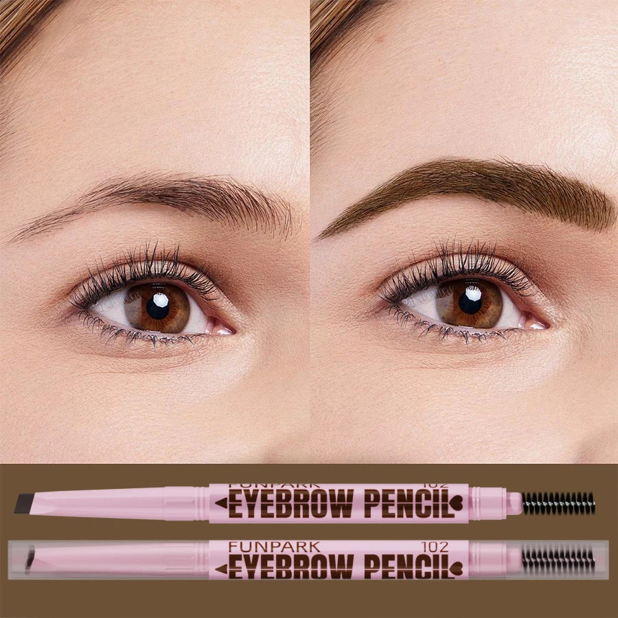 2 in1 Eyebrow pencil professional Cosmetics makeup for women 5 Colors Waterproof Eyebrow Tattoo brush Long Lasting eyebrow pen 260626 - view 5
