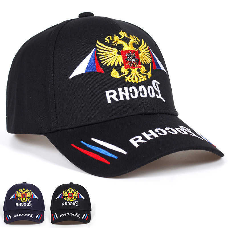Russia Caps Russia Badge Baseball Embroidery Caps Cotton SnapHats Men Women Hip Hop Hats Bone Fashion Sports Sun Hats M260626