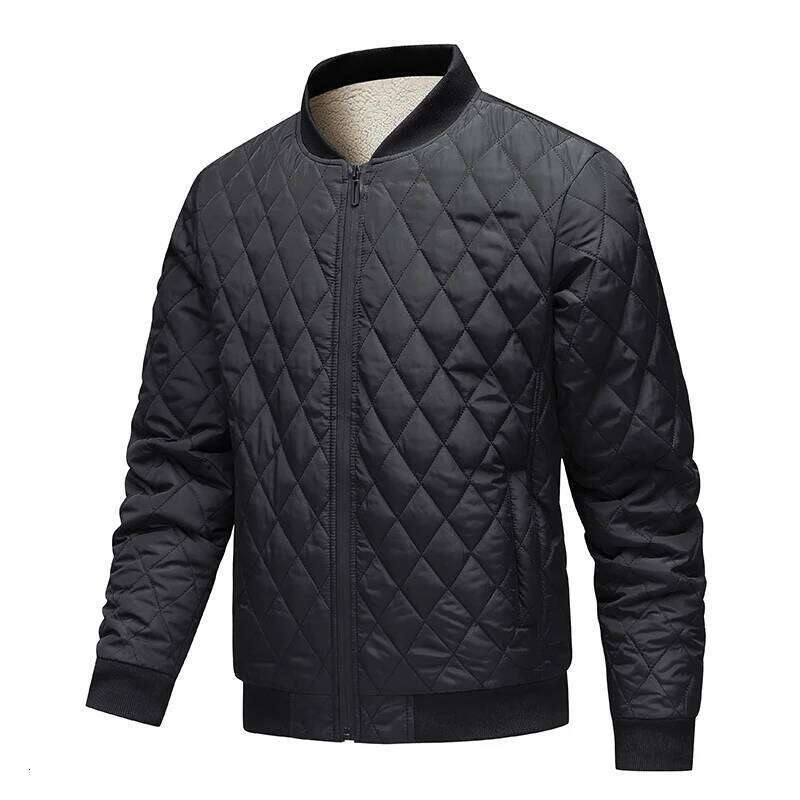 Men's Winter EU Size Thickened Parks Fleece-Lined Puffer Warm Coat Baseball Bomber Jacket Men Streetwear Outerwear J260626 - view 3