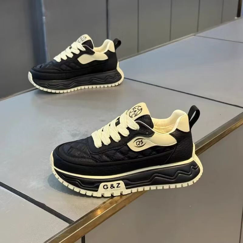 Men's 2025 New Winter Trendy Casual Running Sneakers Teenagers, Thick-Soled Versatile Dad Shoes