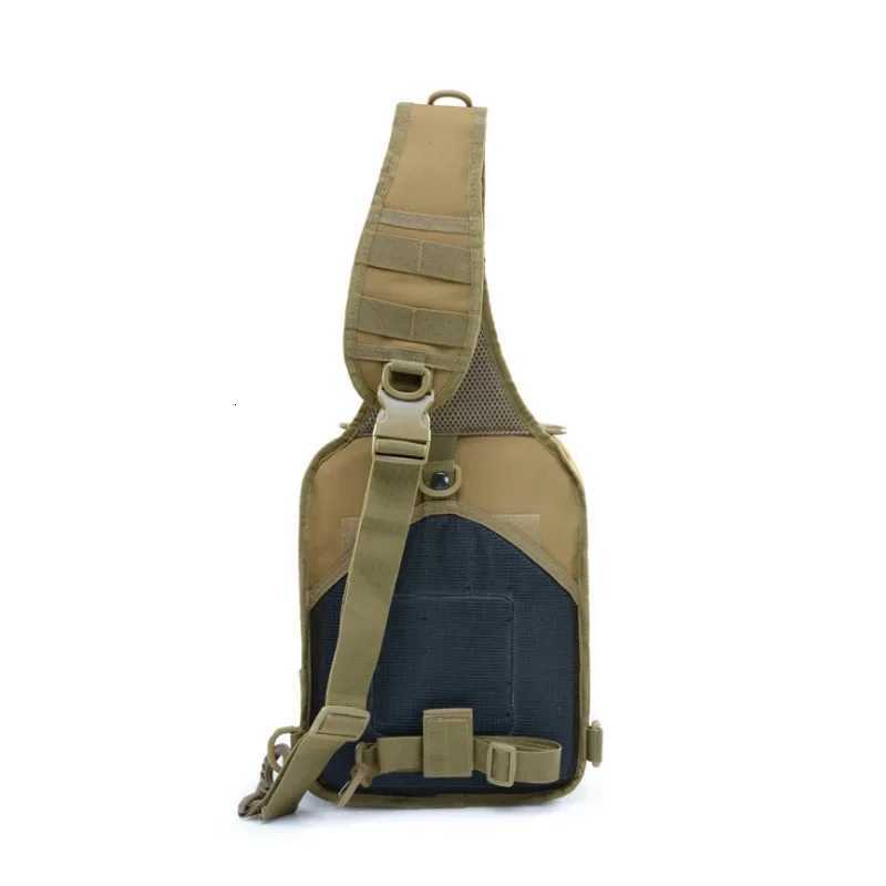 Lightweight Tactical Hamburger Chest Bag Single-Shoulder Crossbody Storage Backpack for Cycling Hiking and Mountaineering M260626 - view 4