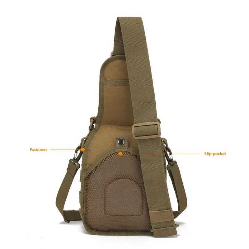 bag laser perforated bag tactical cycling bag camouflage outdoor sports small chest bag single shoulder crossbody bag M260626 - view 5