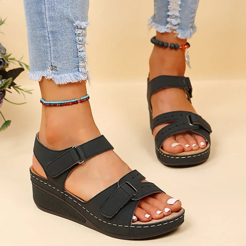 Summer Wedge Sandals for Women Fashion Non Slip Beach Shoes Woman Lightweight Casual Platform Sandalias Mujer Plus Size 260626 - view 4