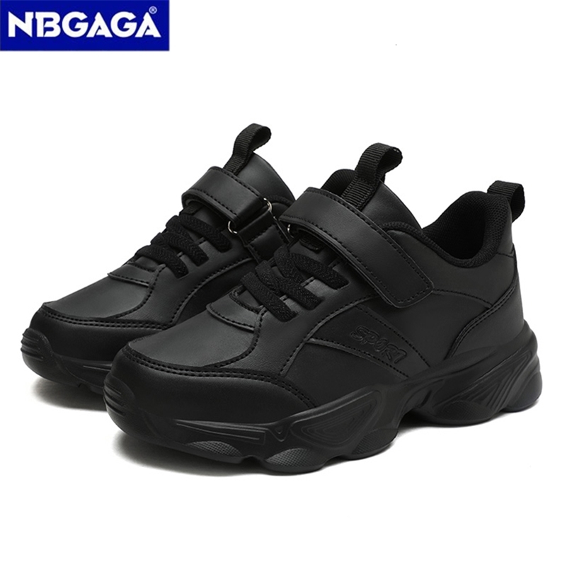 Childrens Fashion Sports Shoes Breathable Student Black School Walking Shoes Anti-skid Boys Girls Casual Running Sneaker a260617 - view 6