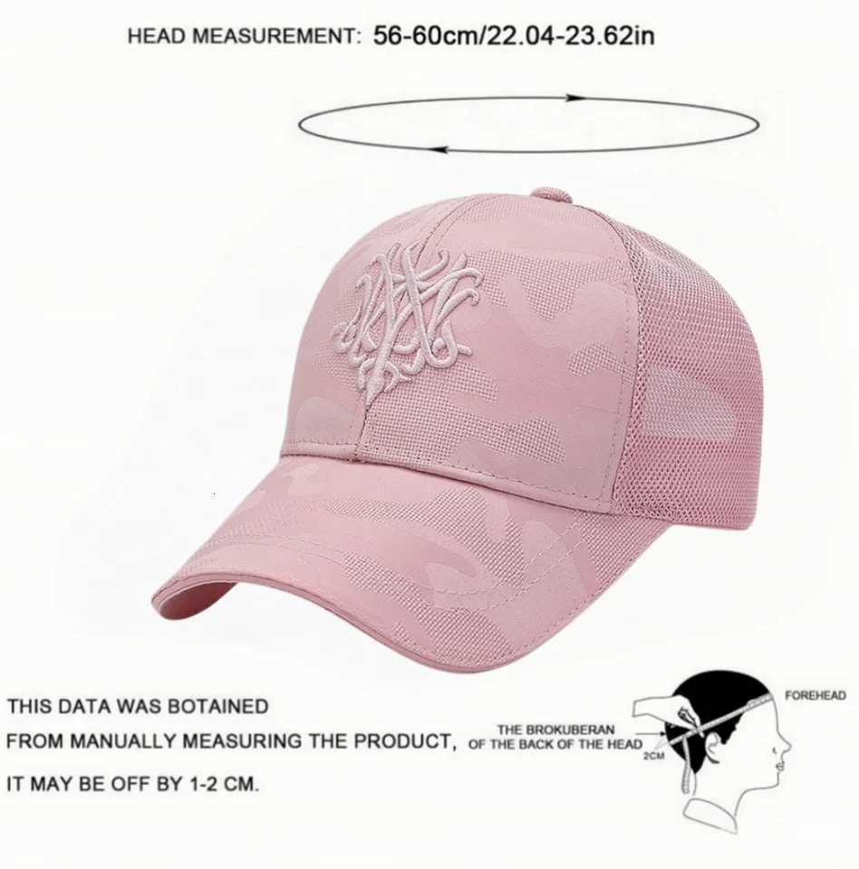 sunshade Summer baseball with and mesh pattern embroidered floral design womens baseball suitable for casual occasio M260626 - view 7