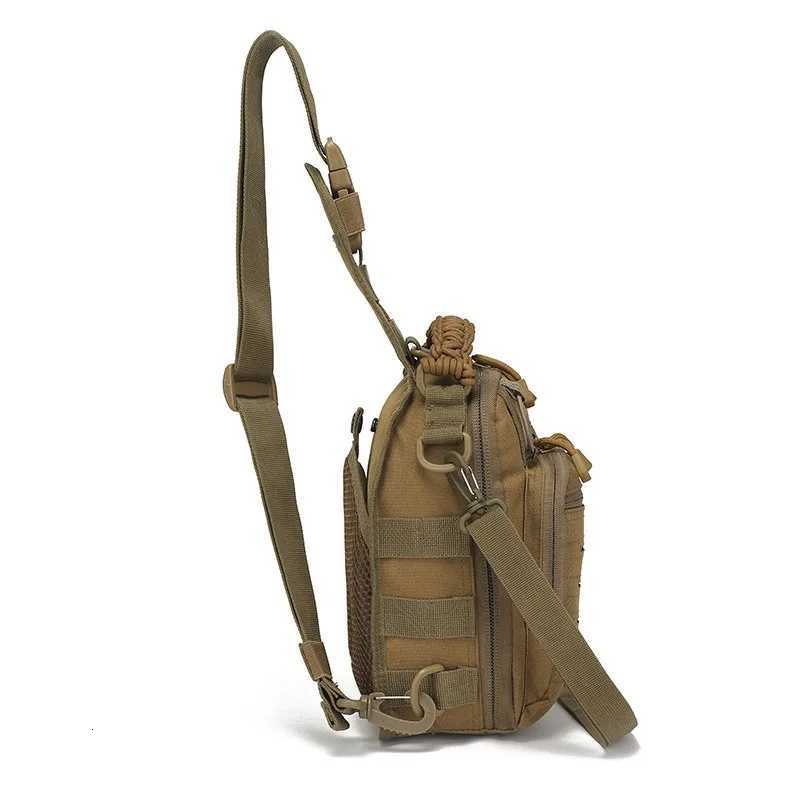 bag laser perforated bag tactical cycling bag camouflage outdoor sports small chest bag single shoulder crossbody bag M260626 - view 3