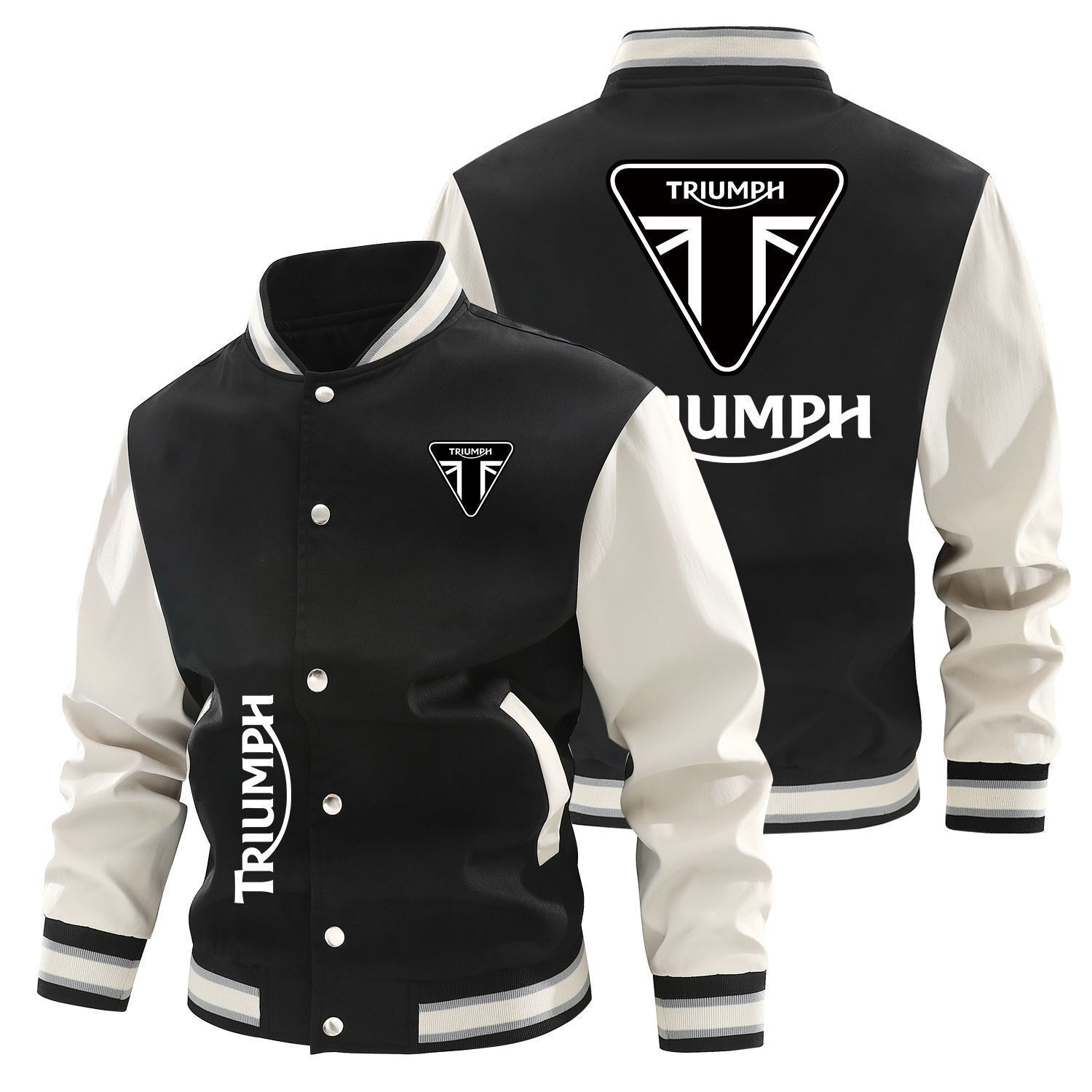 2026 Designer Men's Ball Clothing Trendy Brand Youth Coat Jacket European And American Baseball Clothing Team Digital Printed Large Baseball Clot - view 1