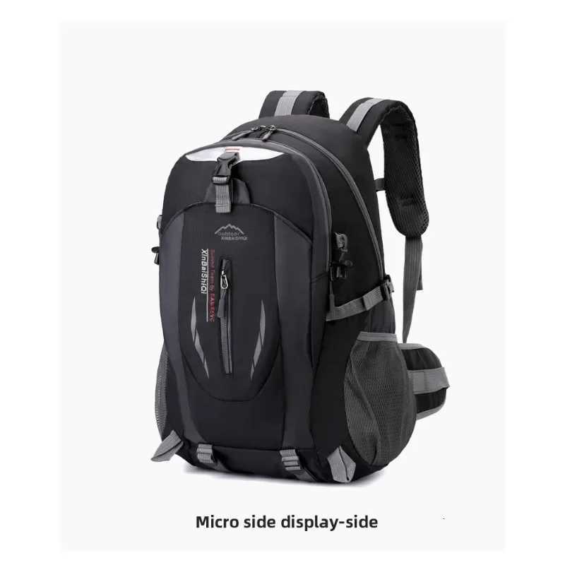 bag backpack mountaineering waist-protecting outdoor with trekking pole holder hiking multifunctional camping bag M260626 - view 3