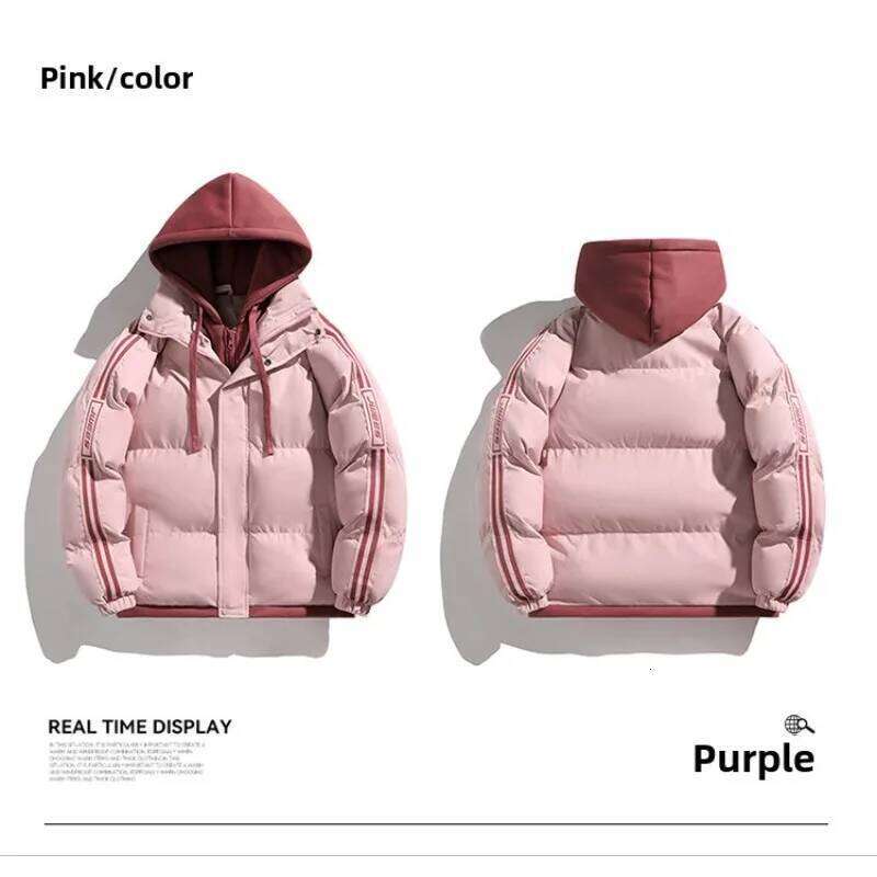 Outdoor Mountaineering Suits Down Jacket Couple Outfits Thickened Windproof Cold-proof Winter Cotton-padded Bread Jackets Coats W260626