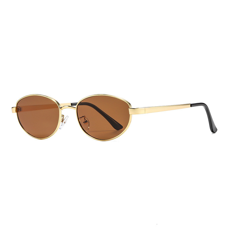 New polygonal a high-end feel, women's cat-eye sunglasses with metal frames, fashionable eyewear wholesale - view 5