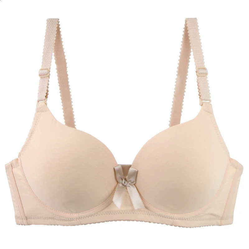 Sexy Bow Sweat Absorption Bras Solid Smooth 3475 3680 3885 4090 4295 44100 ABC Cup Underwear Pus Up Lingerie 260626