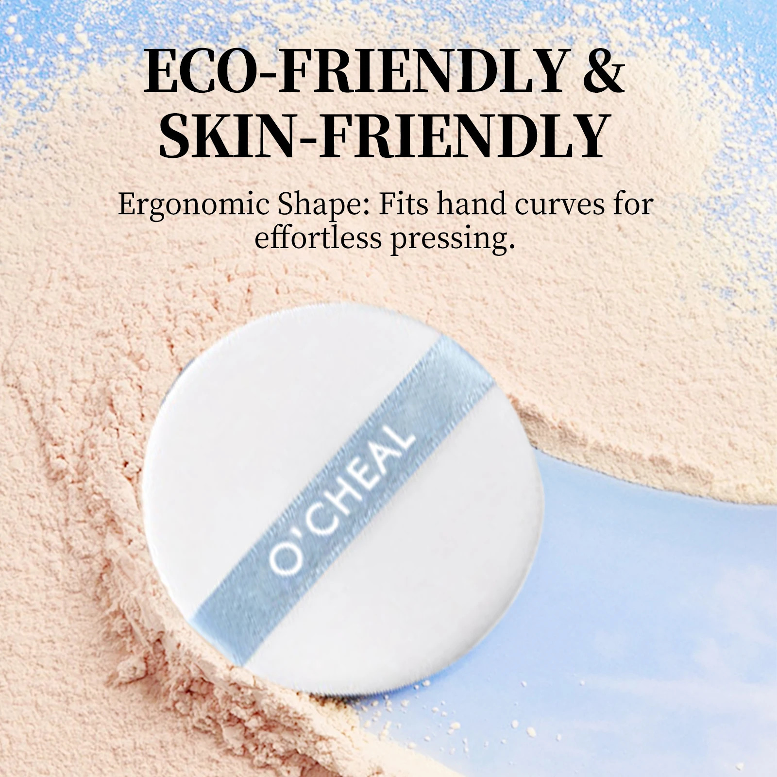 Ocheal Matte Face Setting Powder Oil-control Lightweight Radiant Foundation Pressed Powder Face Full Coverage Makeup Cosmetic 260625 - view 5