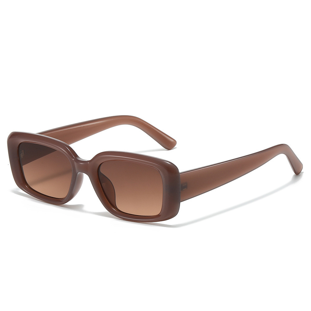2026 New European And American Fashion Simple Retro Plain Frame Classic Square Sunglasses For Foreign Trade - view 4