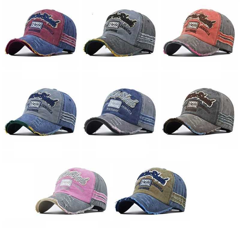 Letter Embroidery Baseball Caps Retro All Season Applicable Men Women Cotton Adjustable Casual Hat Hip Hop Streetwear Sun Hats M260626 - view 7